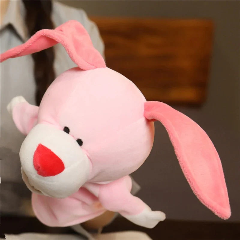 Cartoon Hand & Finger Plush Puppets — Soft Hand Puppet for Kids Party Favors & Family Fun