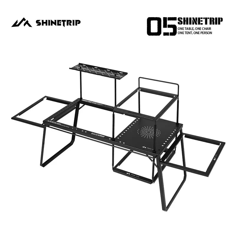 IGT Modular Table Top Plate – Folding Camping & BBQ Table Board, Portable Tactical Accessory