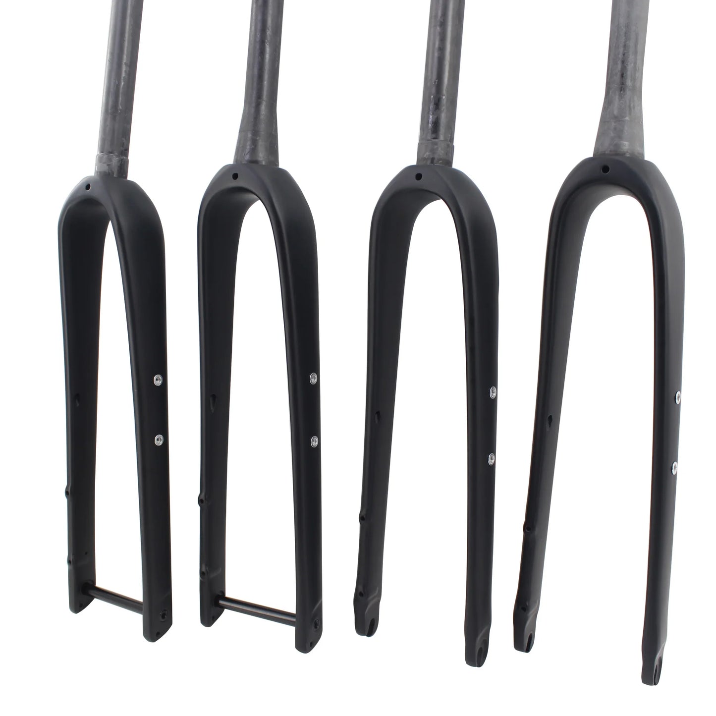 700C UD T800 Full Carbon Road & Gravel Bike Fork — Disc Brake, Luggage Carrier Mount, 45mm Offset