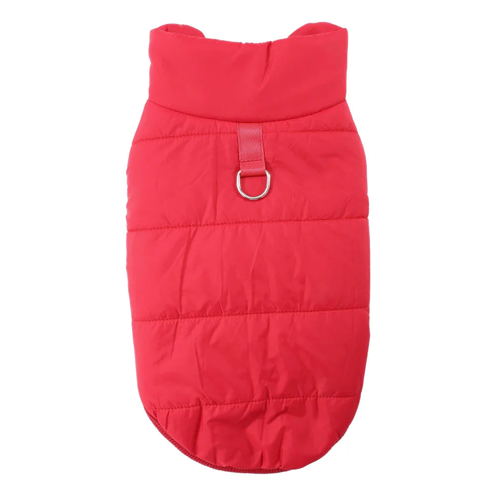 Waterproof Fleece Dog & Cat Winter Coat XS-XL – Thick Windproof Puppy Jacket Vest for Small Breeds (Chihuahua Yorkie Dachshund Beagle)