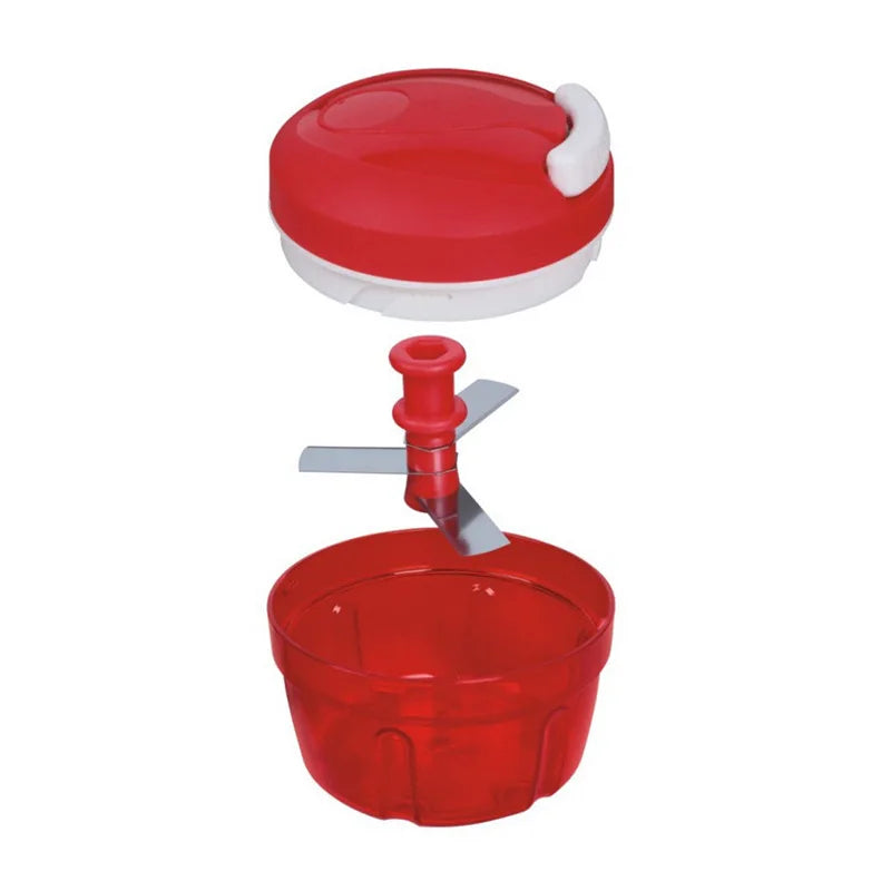 Mini Multifunctional Manual Food Chopper – Portable Garlic Press, Vegetable Cutter & Chili Grinder for Kitchen