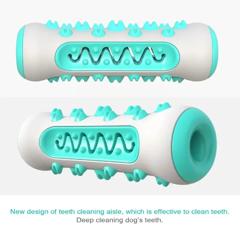Dog Dental Chew Toy - TPR Silicone Tooth Cleaning Stick for Puppy Teething & Fresh Breath, 5 x 15 cm (2 x 5.9 in)