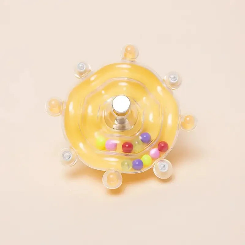 Interactive Rotating Treat Dispenser Parrot Toy for Mental Stimulation and Cage Entertainment