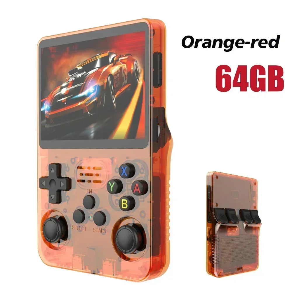 Retro Handheld Game Console 3.5-Inch (89 mm) IPS Screen Linux Pocket Player 64GB/128GB/256GB Expandable to 1TB
