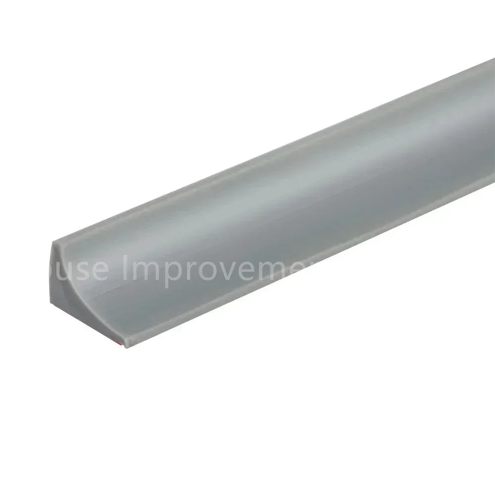 Self-Adhesive Silicone Water Stopper Strip 12 x 20 mm (0.47 x 0.79 in) for Shower, Washing Machine & Door Threshold