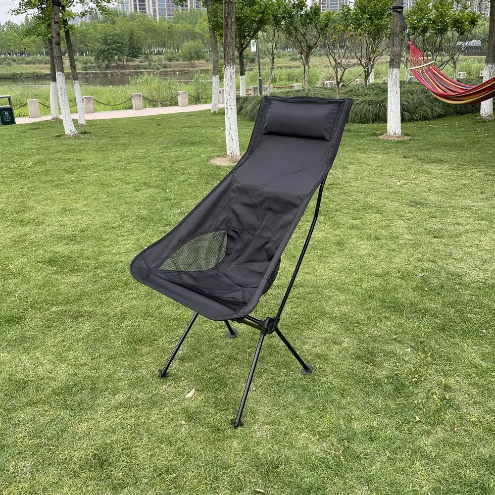 Ultralight Portable Aluminum Folding Chair – Detachable Camping, Fishing & Beach Seat, 2.0 lb (0.9 kg), Supports 350 lb (158 kg)