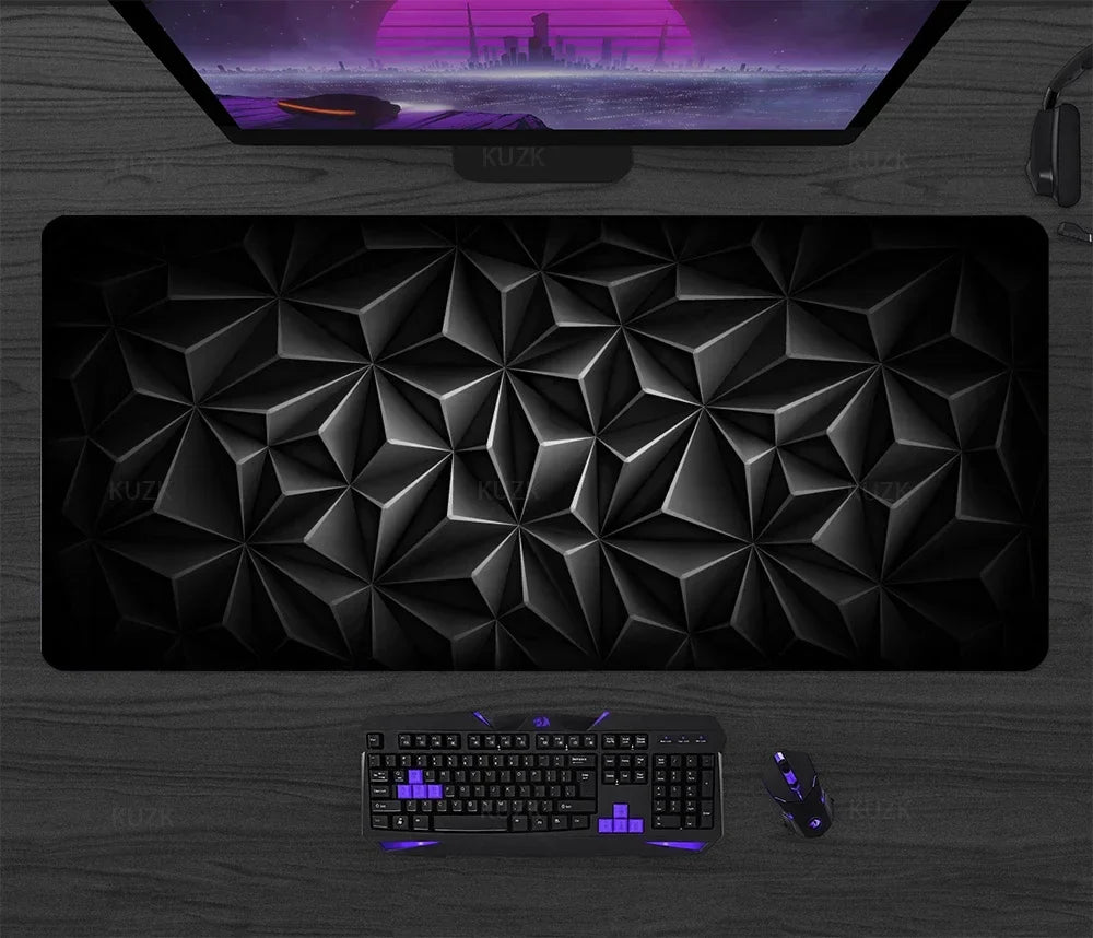 Large Gaming Mouse Pad Desk Mat XL Extended Keyboard & Mouse Pad — 30x80 / 40x90 / 50x100 cm (11.8x31.5, 15.7x35.4, 19.7x39.4 in)