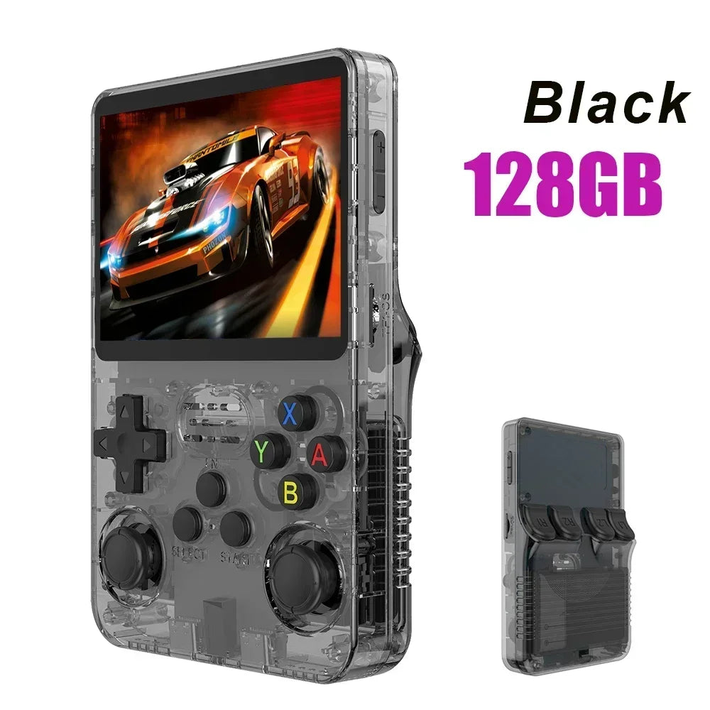 Portable Retro Handheld Game Console 3.5-Inch (8.9 cm) IPS 640x480 Linux Pocket Video Player 64GB/128GB USB-C 15,000 Games
