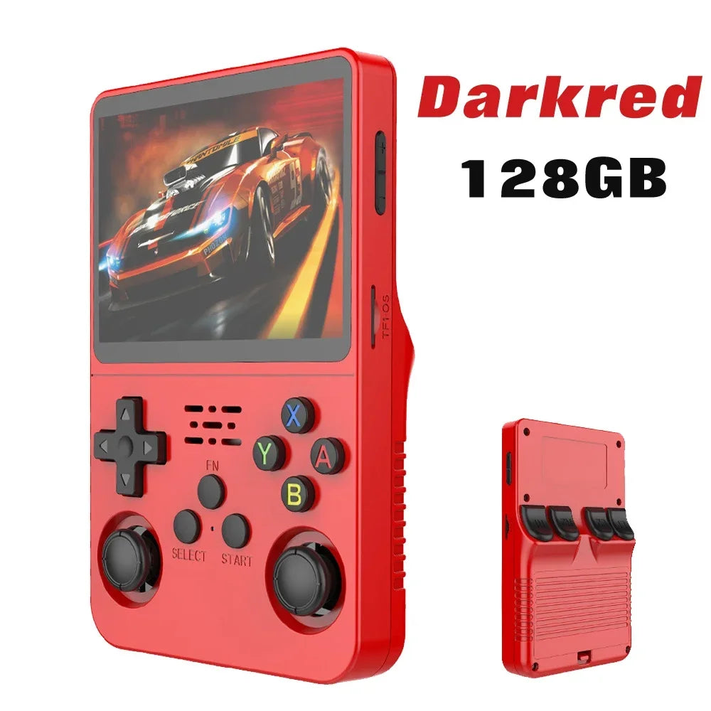 Retro Handheld Game Console 3.5-Inch (89 mm) IPS Screen Linux Pocket Player 64GB/128GB/256GB Expandable to 1TB