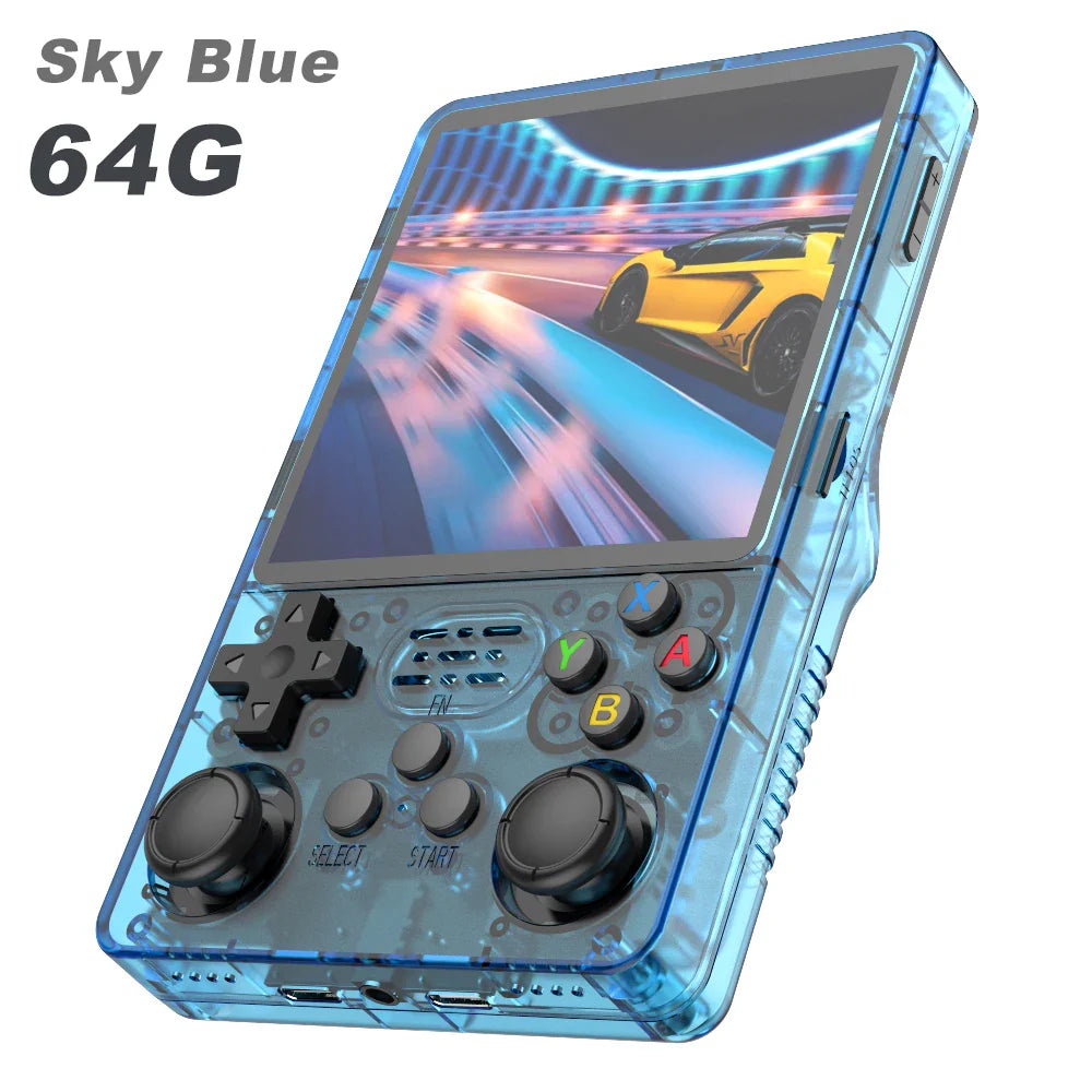 4.0-Inch IPS Retro Handheld Game Console — Linux 64-Bit, 64GB Built-In, TF Expandable to 256GB, Wi‑Fi, Type-C Portable Pocket Gaming