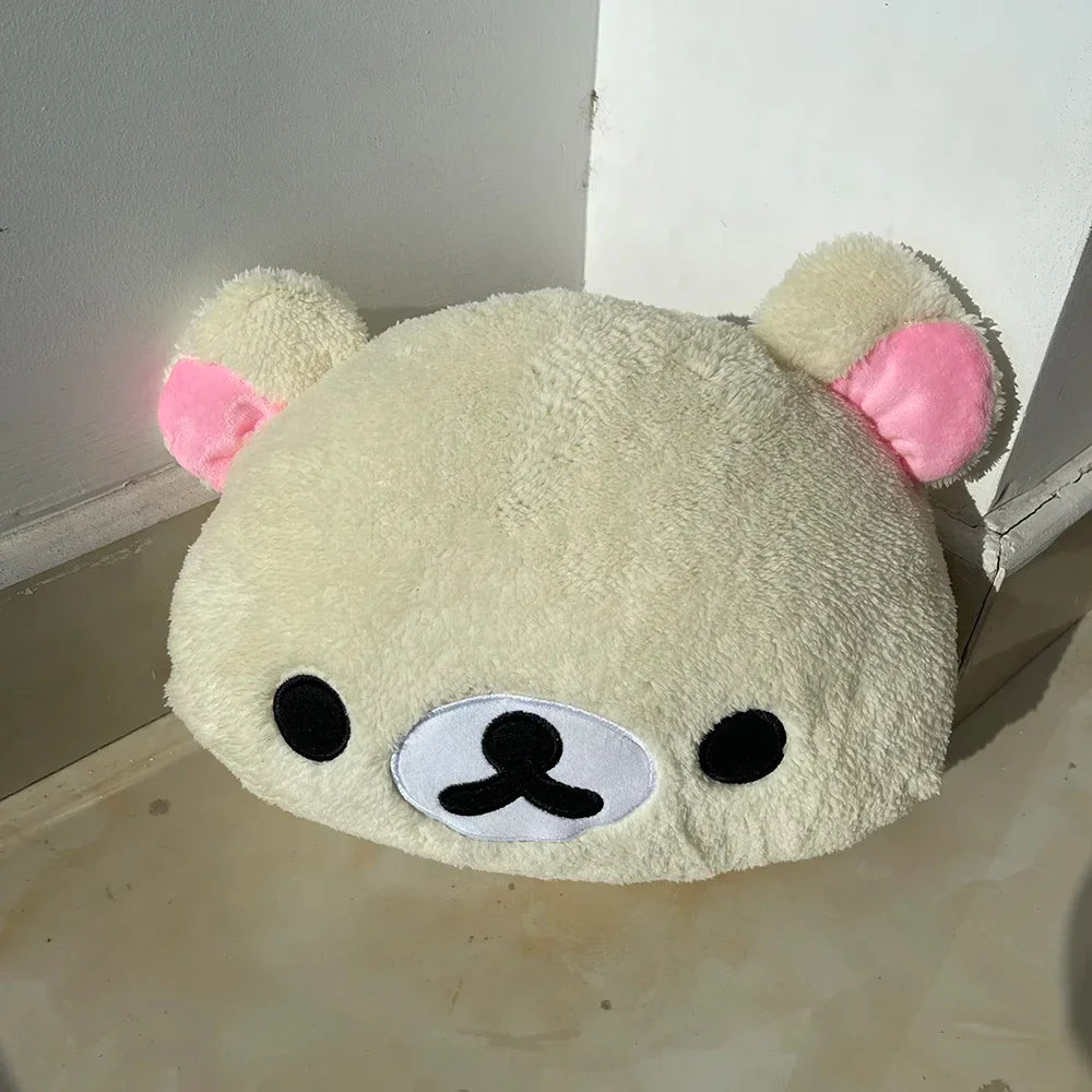 Rilakkuma Plush Hand Pillow Soft Cartoon Bear Warm Cushion Stuffed Toy Gift
