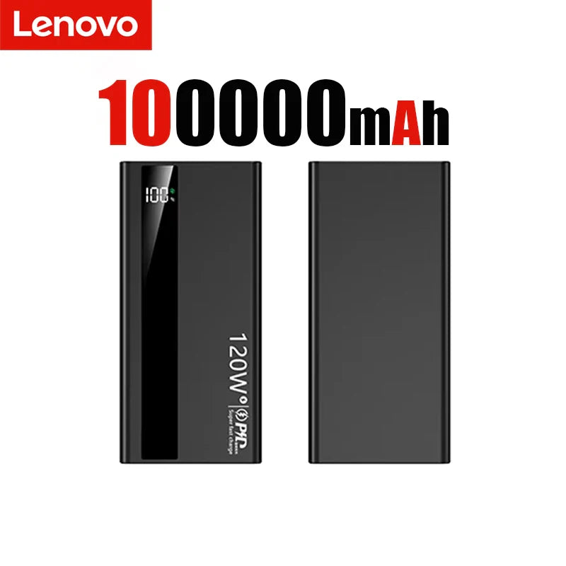 500000mAh 120W Fast Charging High-Capacity Portable Power Bank External Battery Charger for iPhone & Samsung