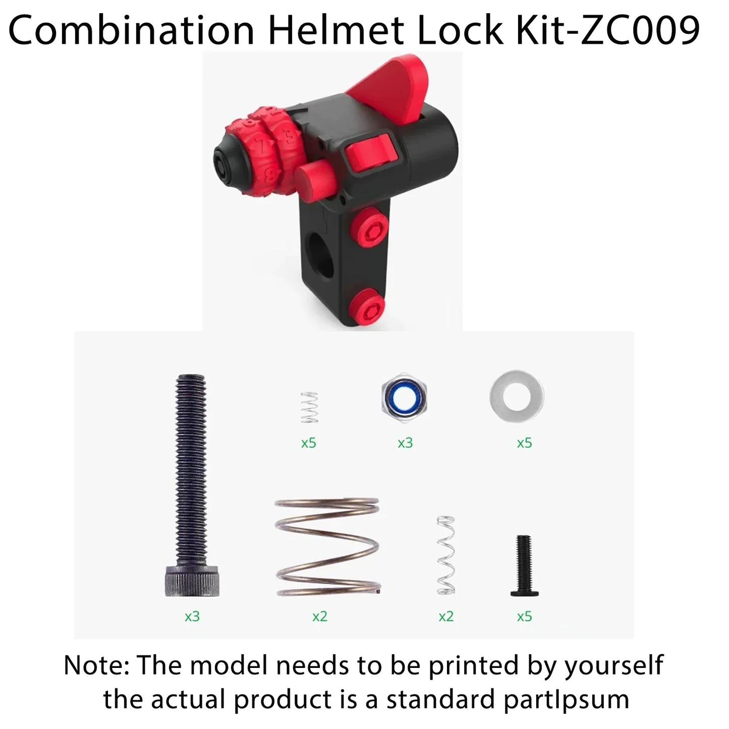 DIY 3D Printing Model Kit – Aviation Engine, Wireless Mouse & LED Light Parts for Makers