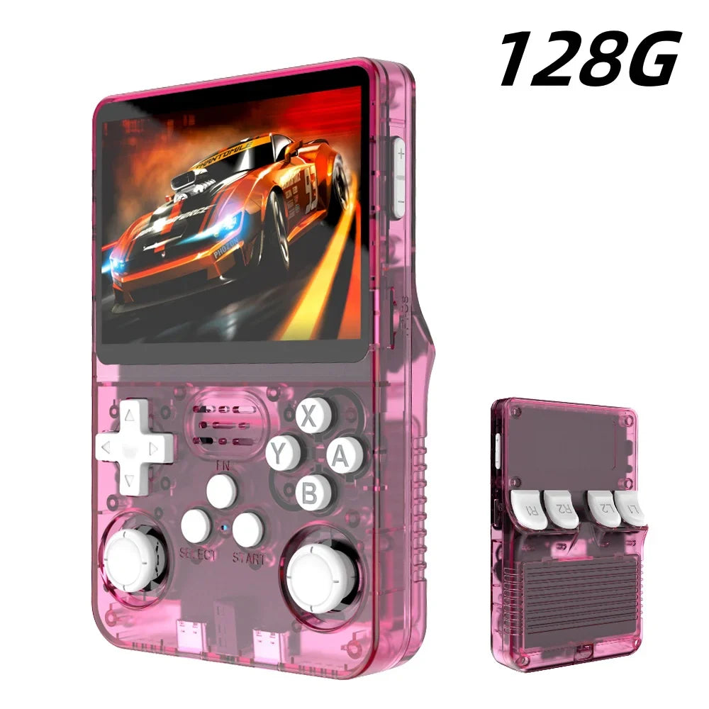 Retro Handheld Game Console 3.5-inch (8.9 cm) IPS — 15,000+ Games, 64/128GB Storage, Linux Pocket Player, 3000mAh Battery
