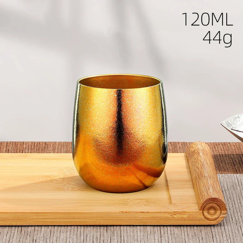 Double-Wall Titanium Insulated Mini Coffee Mugs & Whiskey Tumblers – Teacups (4 oz / 120 ml, 8.8 oz / 260 ml, 13.5 oz / 400 ml)