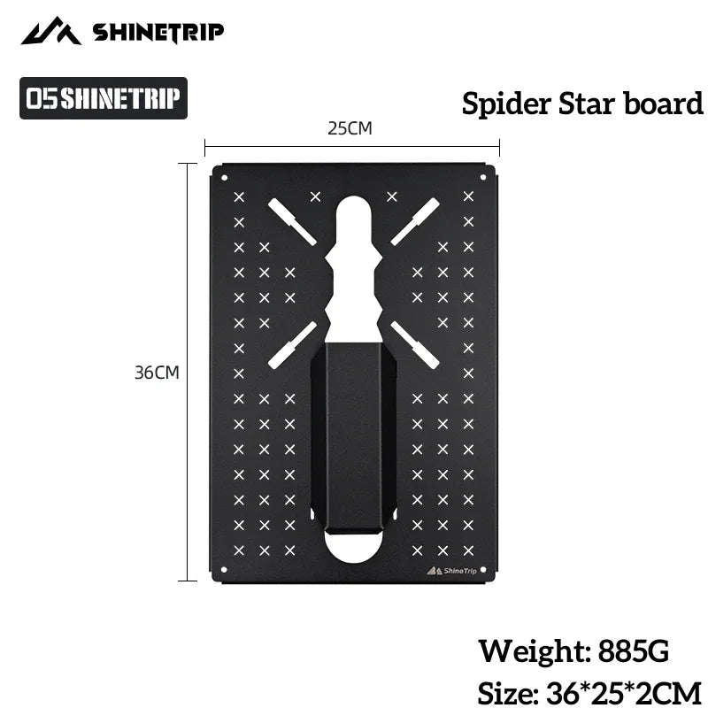 IGT Modular Table Top Plate – Folding Camping & BBQ Table Board, Portable Tactical Accessory