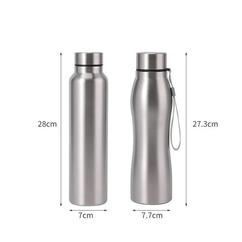 1L (33.8 fl oz) Stainless Steel Vacuum Thermos Water Bottle – Durable Sport Flask for Camping & Gym