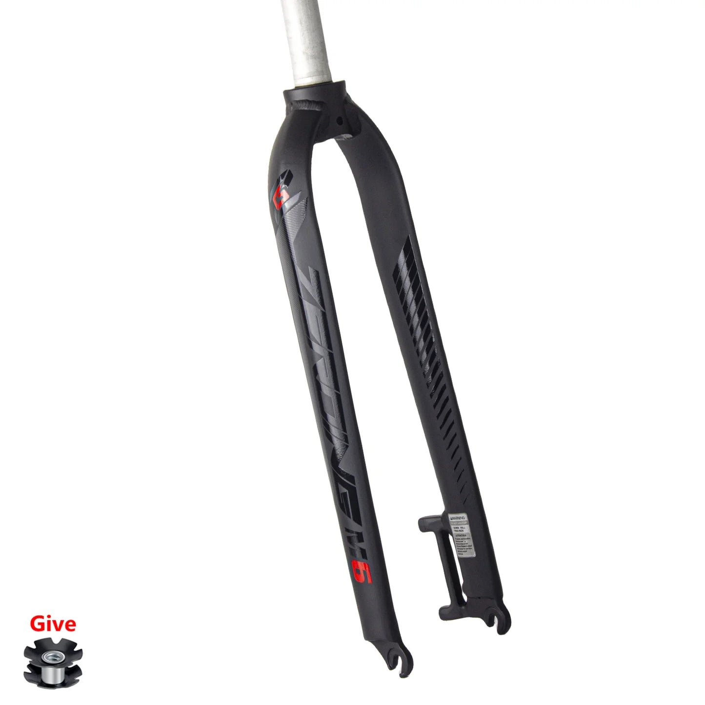 Ultra-Light Aluminum Alloy MTB Front Fork — Compatible with 26/27.5/29 in Wheels, Disc Brake, Quick-Release Legs