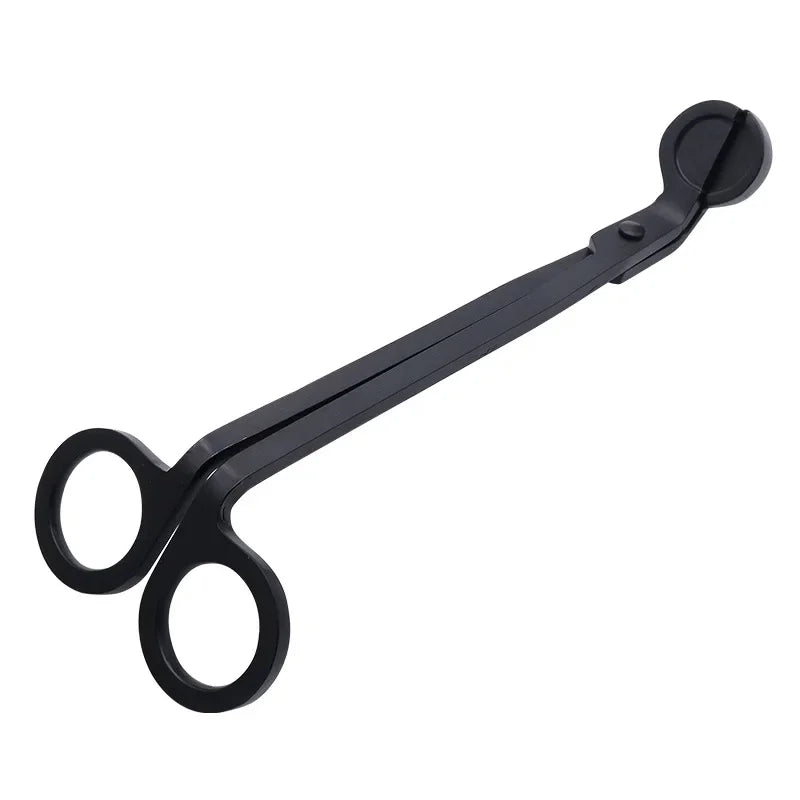Black Candle Care Kit — Wick Trimmer, Snuffer, Scissors, Hook & Tray (5 Style Options)