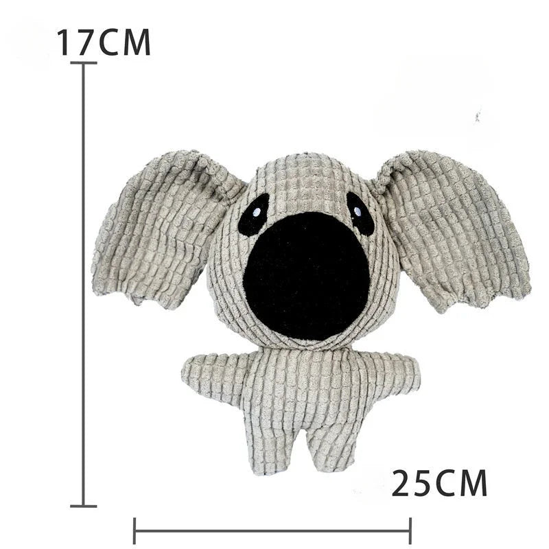 Fleece Dog Chew Toy - Soft Puppy Teething & Tug Toy for Small Dogs
