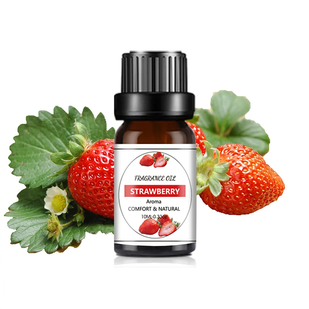 10ml (0.34 fl oz) Organic Essential Oil, 33 Scents Aromatherapy Fragrance Oil for Diffuser, Candle & Soap Making, Sleep