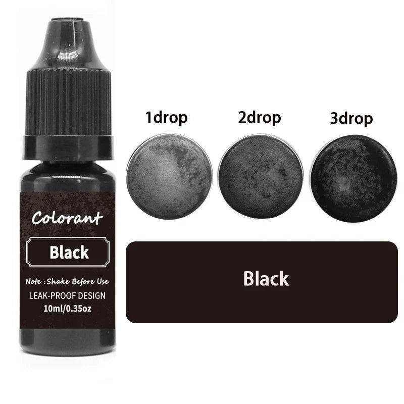 20-Color 10ml Candle Dye Liquid Colorant Set for Candle Making Soap Resin DIY Crafts