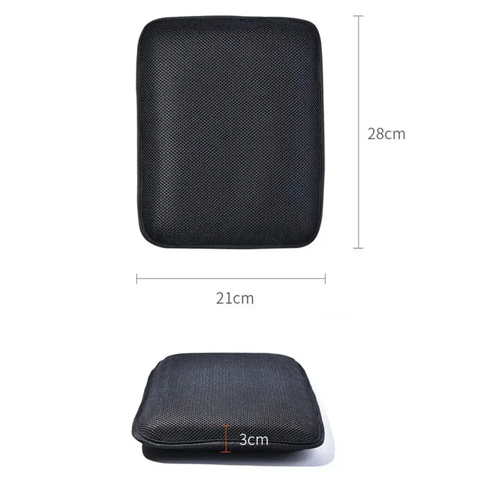 Universal Gel Honeycomb Motorcycle Seat Cushion – Pressure Relief Anti-Slip Comfort Pad (21 x 28 x 3 cm | 8.3 x 11.0 x 1.2 in)