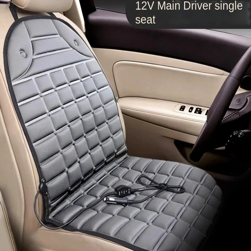 12V Heated Car Seat Cushion Quick-Heating Universal Fit 94 x 46.5 cm (37 x 18.3 in)