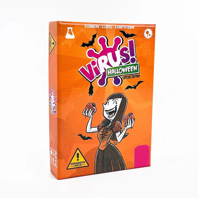 Virus Card Game – Trilingual English/Spanish/French Family Party Game, 2-6 Players, Ages 8+