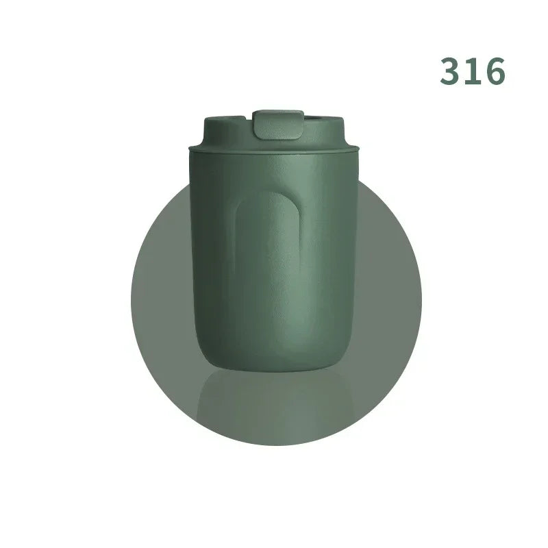 Mini Insulated Thermos Bottle 220ml (7.4oz) Stainless Steel Vacuum Flask – Leakproof Double-Wall Travel Coffee Mug