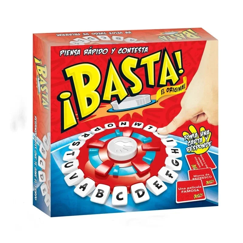 Spanish Word Game – Fast-Paced Letter-Press Party Game for Family & Kids