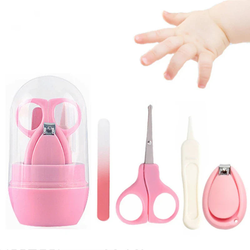 Newborn Baby Nail Care Kit - Safe Nail Scissors, Clipper & Tweezers with Portable Case