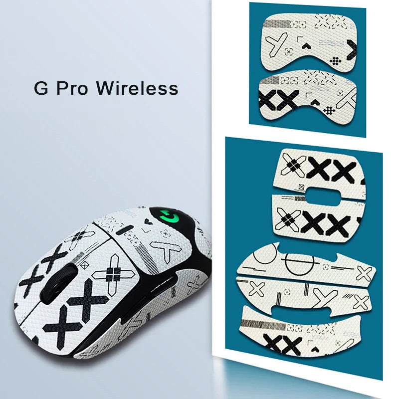 Mouse Grip Tape Skates for G Pro X Superlight, Non-Slip Sweat-Wicking Full-Body Sticker