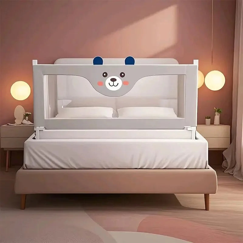 Baby & Toddler Bed Rail Anti-Fall Safety Guard - Side Bed Barrier Fits 1.5-2.2 m (59-87 in)