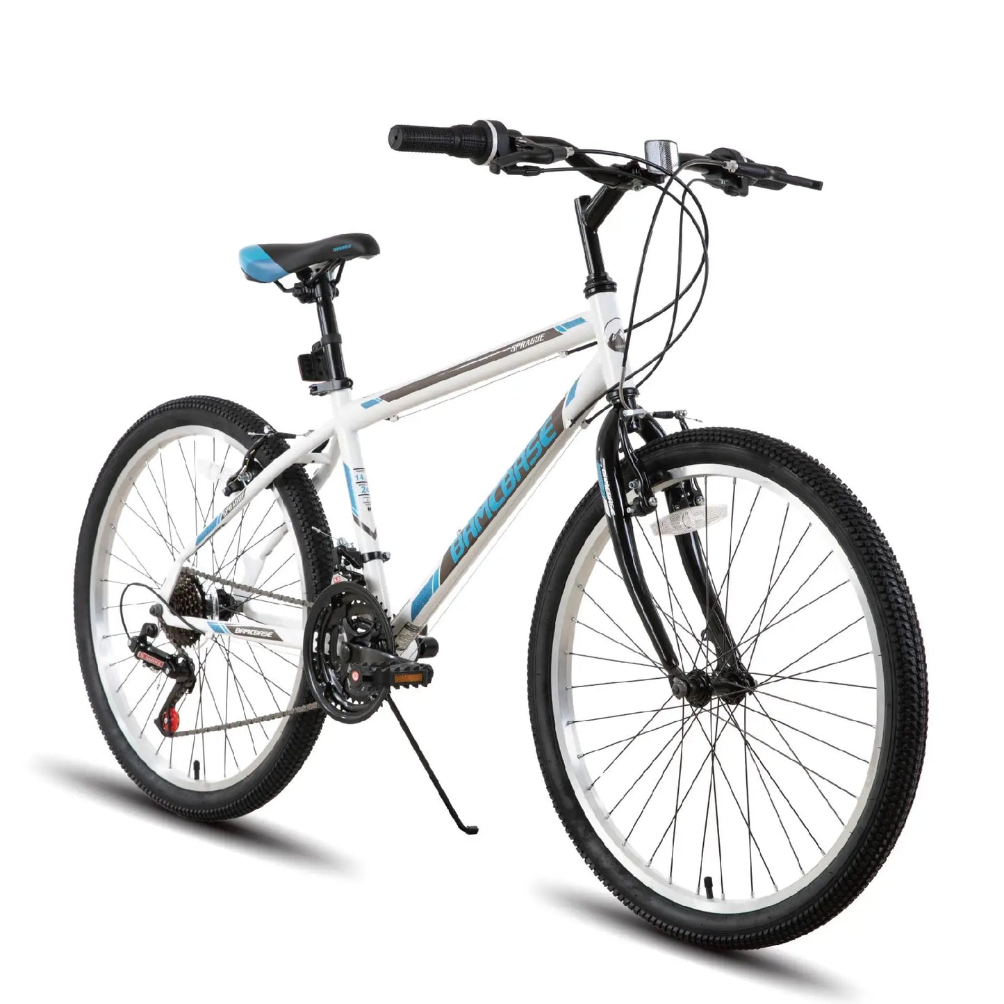 Unisex 24-inch & 26-inch Mountain Bike, 21-Speed, Chromoly Steel Frame, Dual V-Brake