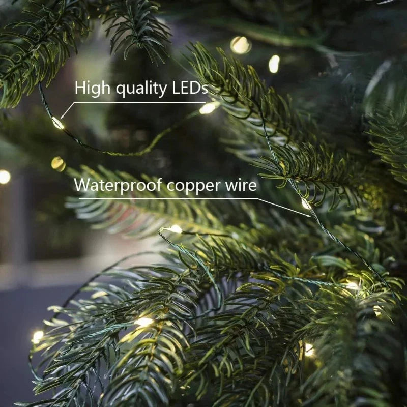 1000-LED Warm White Fairy String Lights with Remote — Waterproof Outdoor Christmas, Wedding & Party Decor