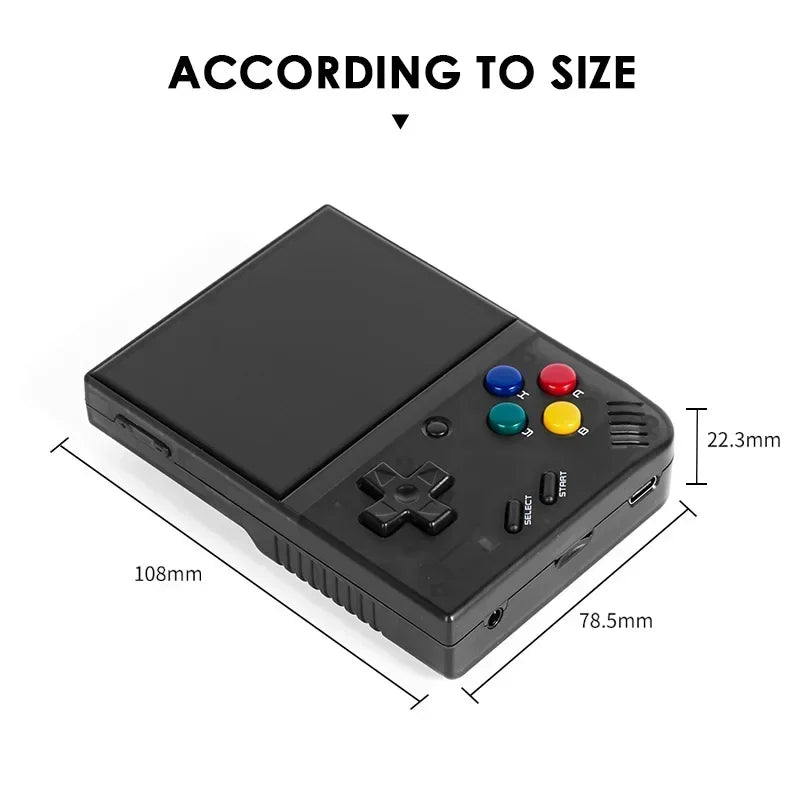 Retro Handheld Game Console — 3.5-inch (8.9 cm) IPS, 25,000+ Games, 3000mAh Battery, Portable Travel & Kids Gift