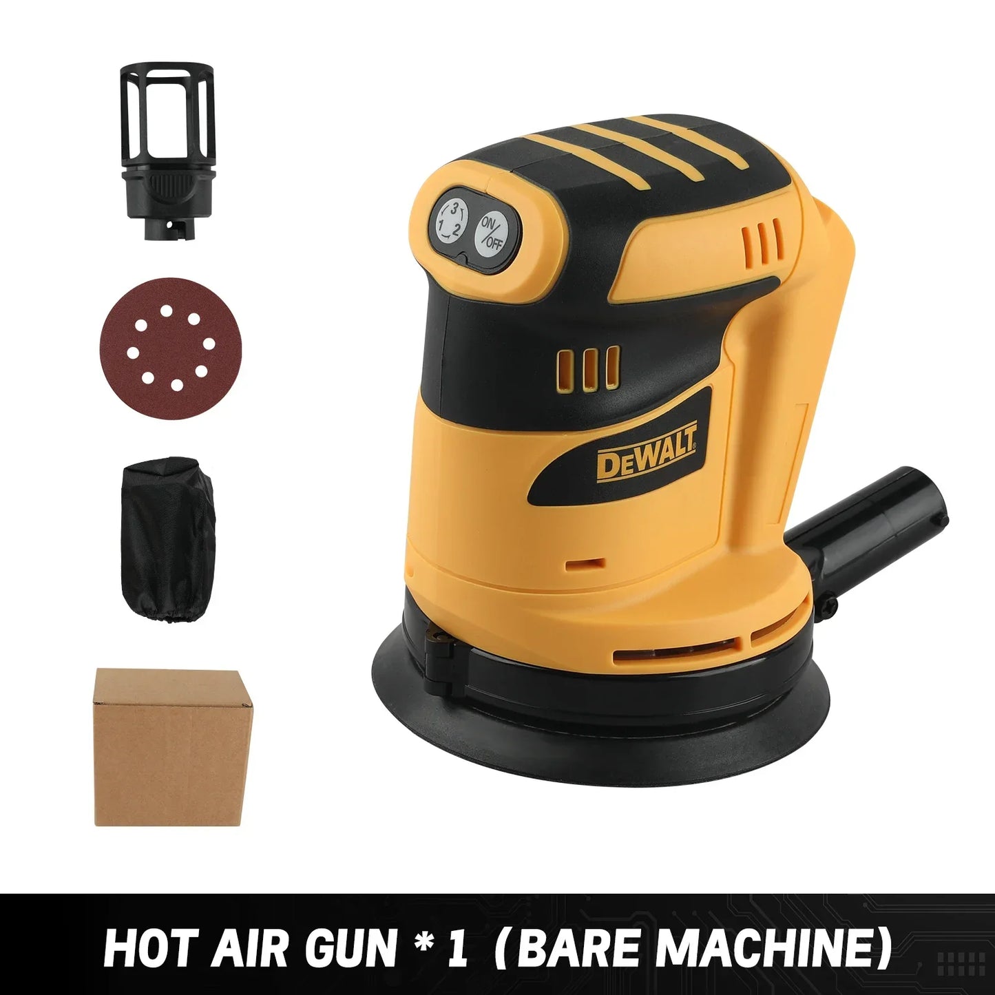 Cordless Mini Electric Polisher 20V Li‑Ion Rechargeable, 3-Speed Comfort Grip, 125 mm (5 in) Pad