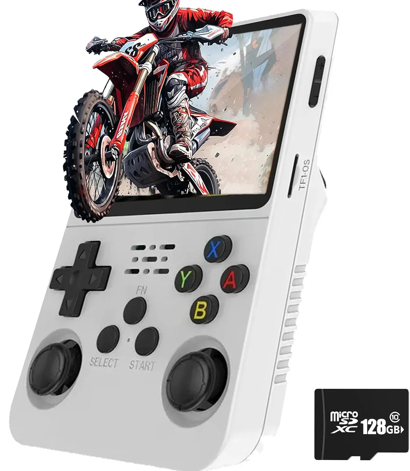Classic Retro Handheld Game Console with ARKOS System — 3.5-Inch (8.9 cm) IPS, 15,000+ Games, 64-bit Linux, Portable Kids Gift