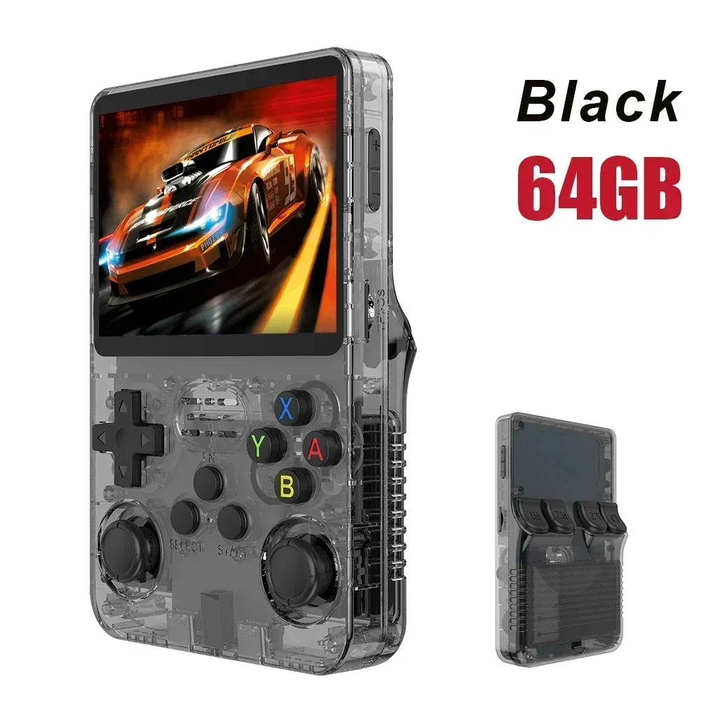 Retro Handheld Game Console 3.5-Inch (89 mm) IPS Screen Linux Pocket Player 64GB/128GB/256GB Expandable to 1TB
