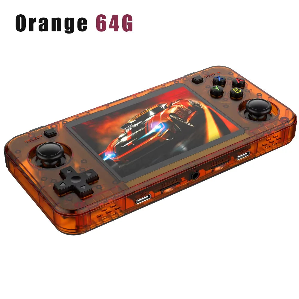 Retro Handheld Gaming Console - Open-Source Linux, 3.5-inch (8.9 cm) IPS Screen, 64GB, 15,000+ Classic Games, Portable