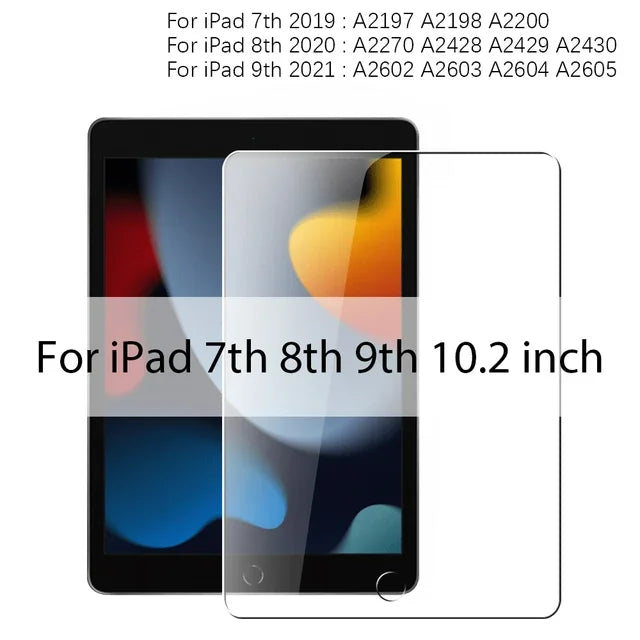 3-Pack Tempered Glass Screen Protector for iPad Air 11-inch (279 mm) HD Anti-Scratch