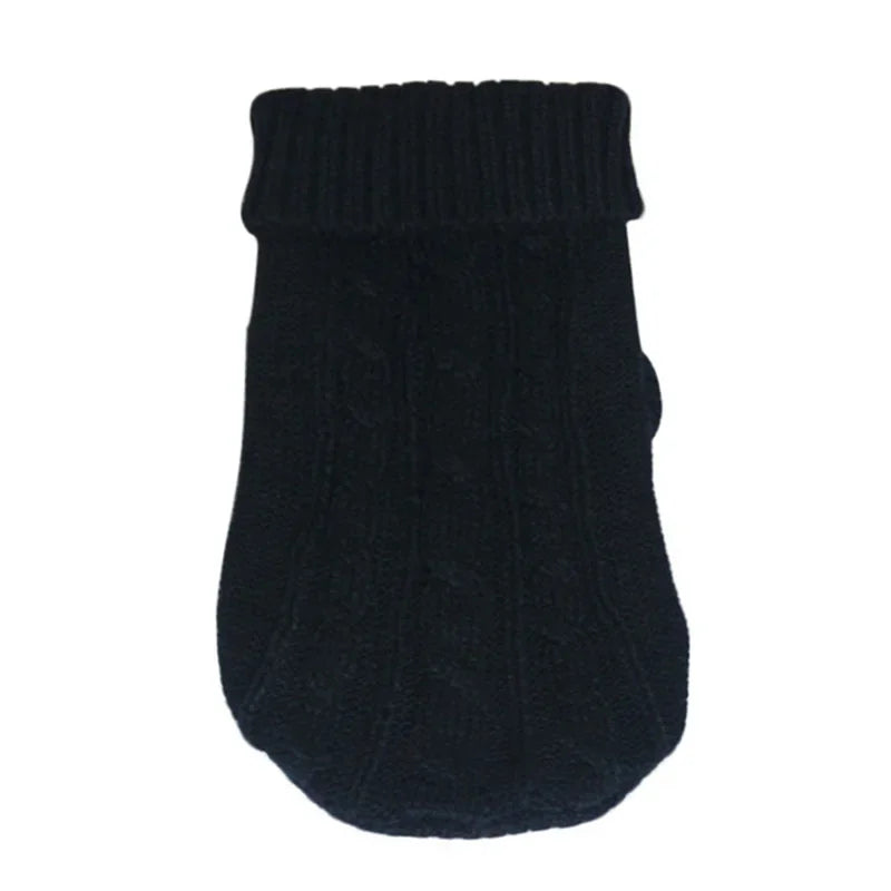 Knitted Winter Dog Sweater for Small & Medium Dogs, Chihuahua & Yorkie Puppy Pullover