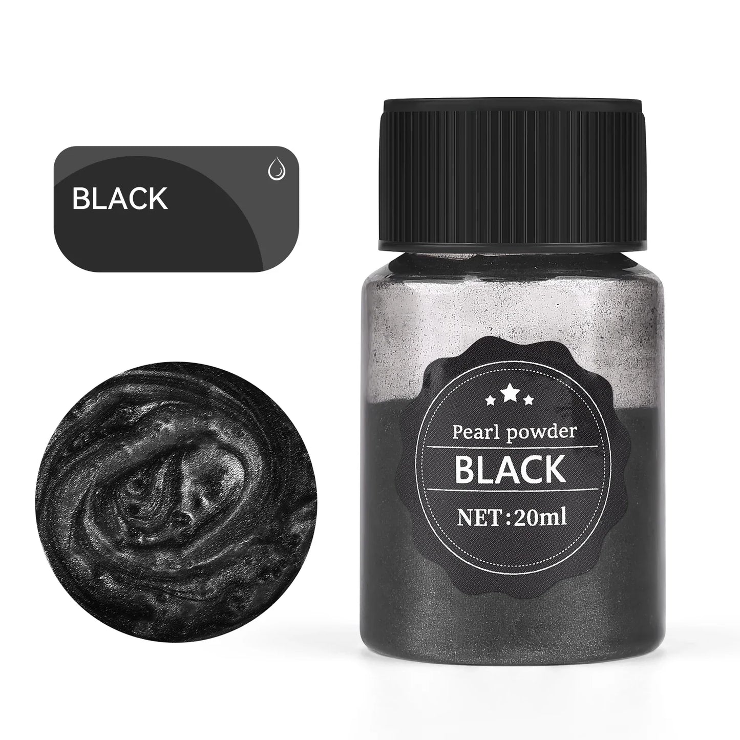 20ml (0.68 fl oz) Pearlescent Mica Powder - Pearl Pigment for Resin, Jewelry, Candles & Nail Art