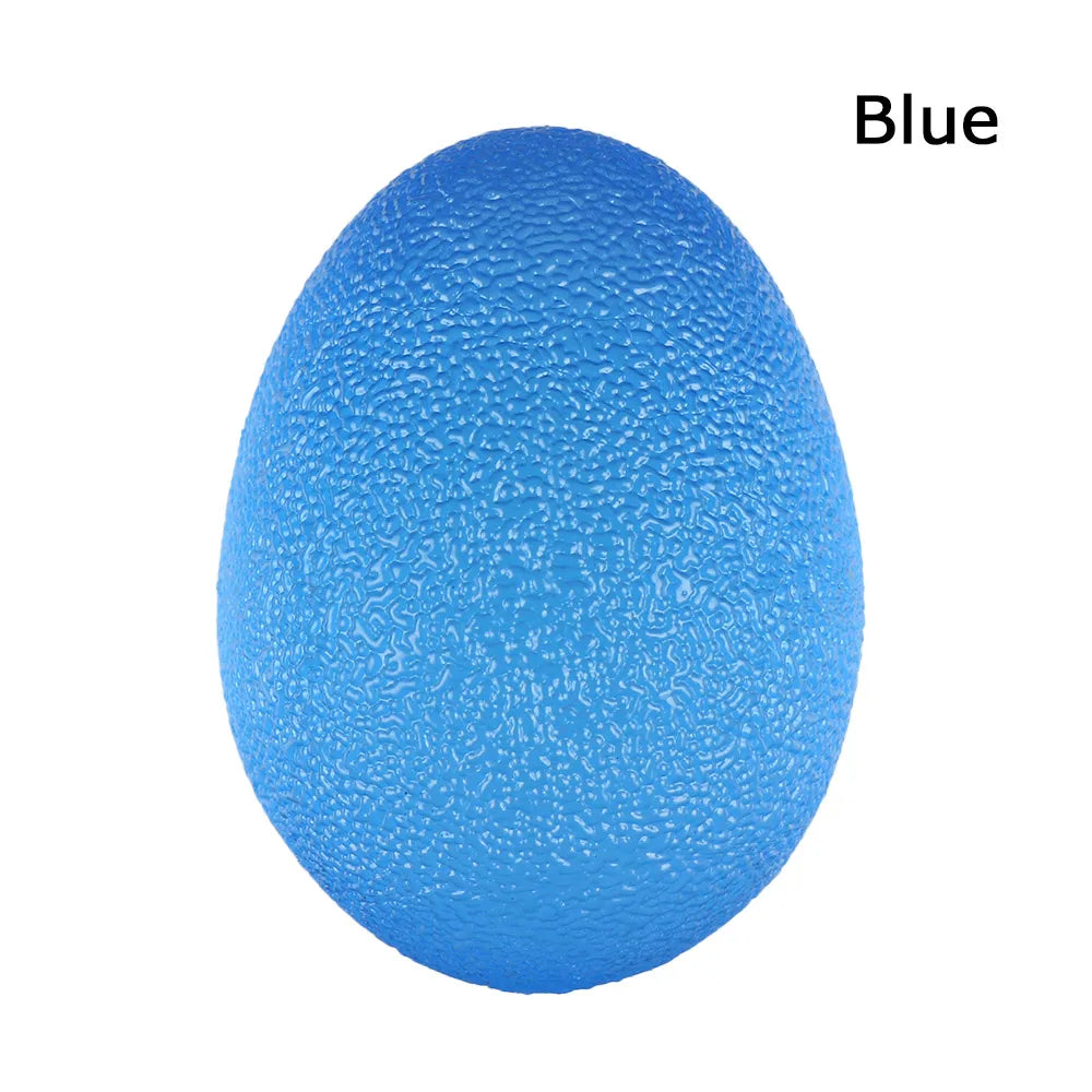 Silicone Hand Grip Strength Trainer Ball for Wrist Rehab & Stress Relief (1.8 x 2.4 in / 4.5 x 6 cm)