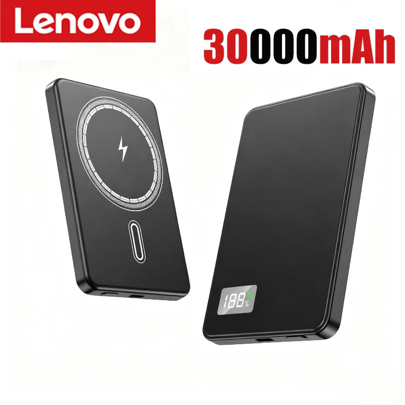 Magnetic Wireless Power Bank 50,000mAh PD25W Slim Portable Charger for MagSafe iPhone & Samsung