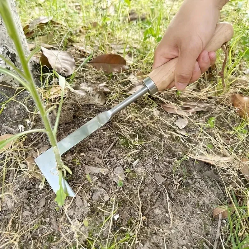 L-Shaped Handheld Garden Weeder Puller – Manual Crack Weed Extractor for Bonsai & Plants