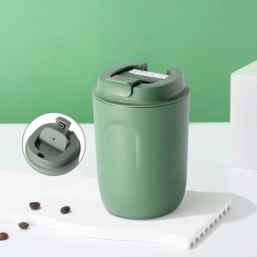 Mini 220ml (7.4 fl oz) Insulated Stainless Steel Travel Mug, Vacuum Coffee Tumbler, Portable Thermos