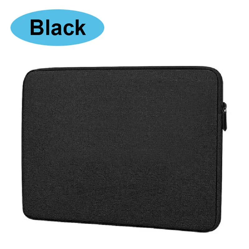 Waterproof Denim Laptop Sleeve – Shockproof Fleece Lining, Slim Carry Case for 11–15.6 in (28–40 cm) Laptops