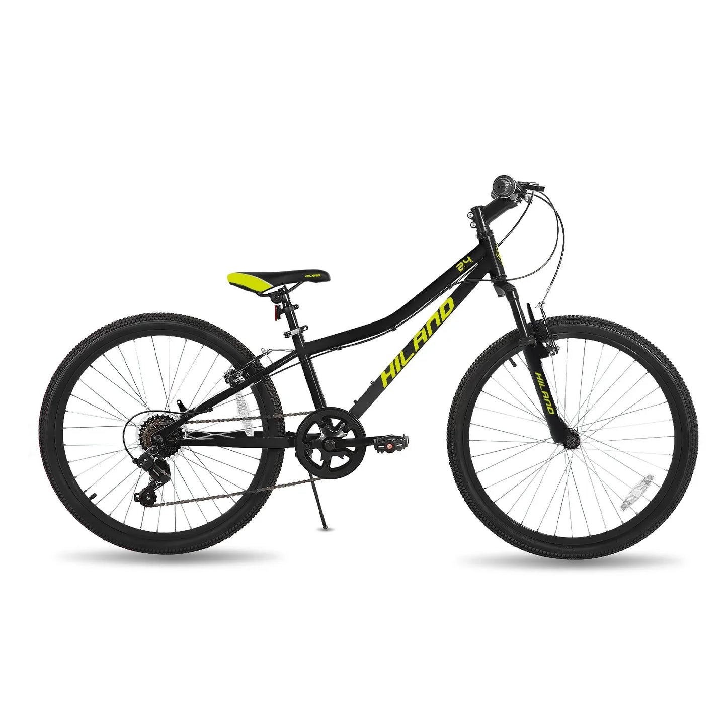 20-Inch Kids Mountain Bike with Front Suspension, Youth Bicycle for Ages 7+, Front V-Brake & Rear Brake — Boys & Girls, Multiple Colors